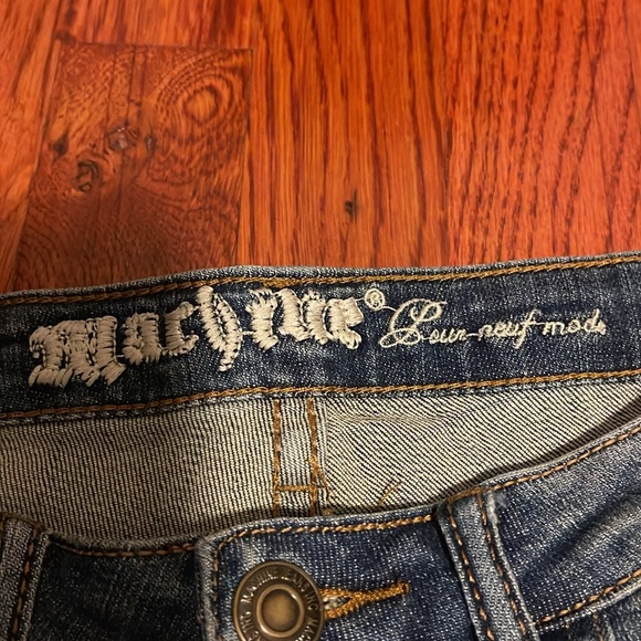 MACHINE Nouvelle Jeans ripped style women’s SZ 5 / USA 28 / Italy size 42 - Picture 3 of 7